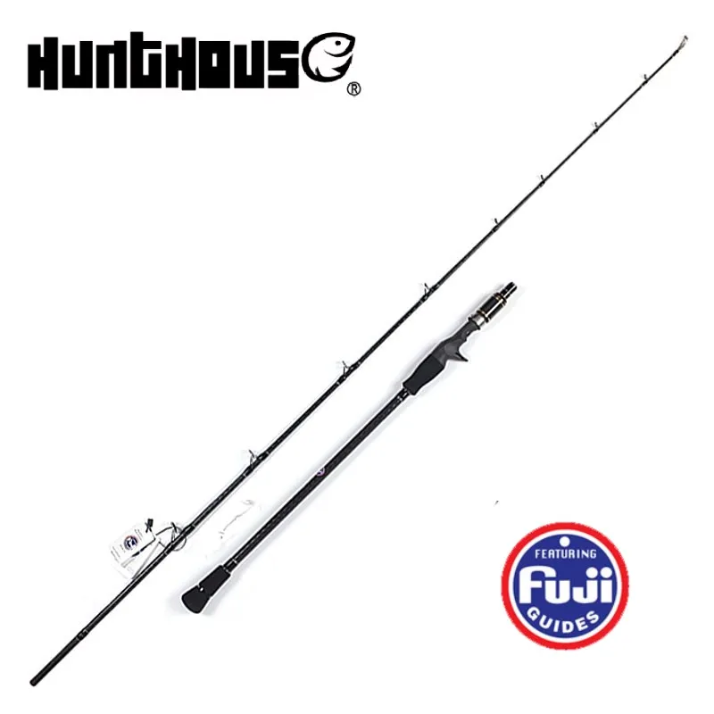 

Hunthouse slow jigging fishing rod japan Full fuji guide spinning/casting 2.0m carbon jig rod boat rod EVA handle jigging rod