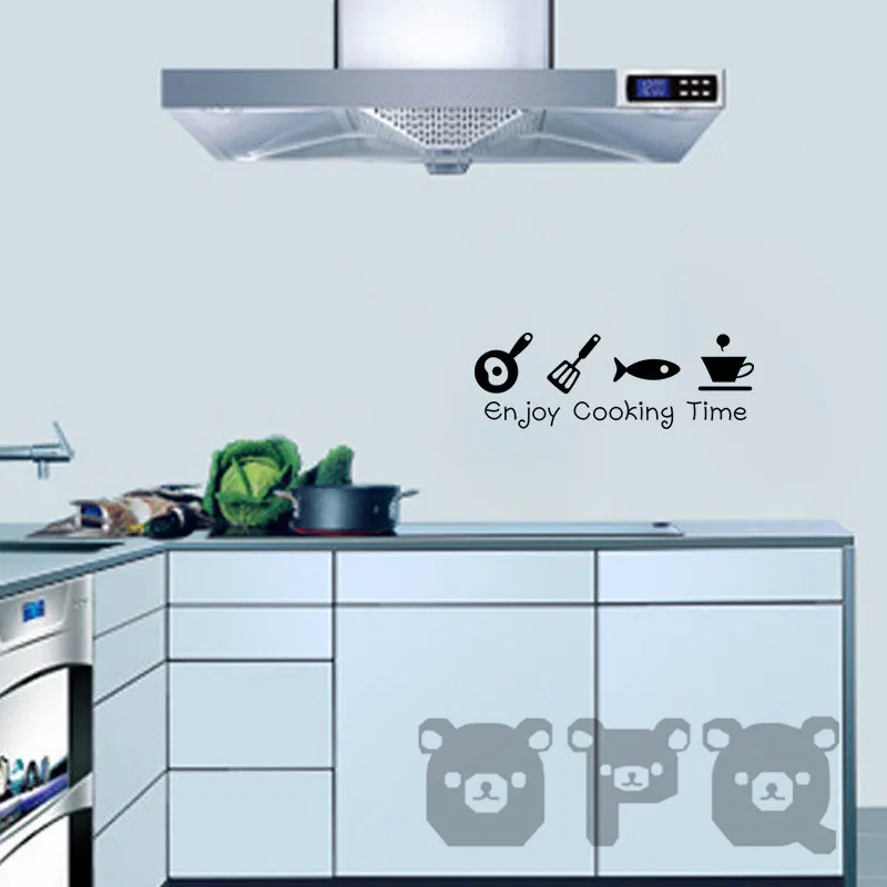 Cartoon Kitchen Cabinet Decals Cooking Dining Room Decorative Wall Cartoon Kitchen Cabinet Decals Cooking Dining Room Decorative Wall Stickers Home Liances Kor Sticker In From