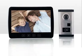 

XinSiLu Smart home sectury product 10" TFT-LCD monitor 500TVLine camera video door phone with ID card unlocking function