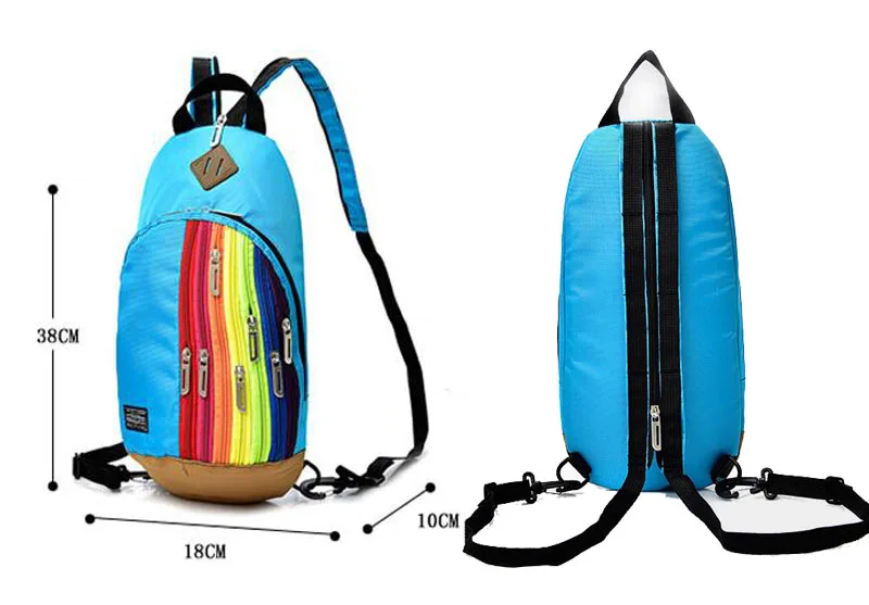 Сумка для альпинизма на открытом воздухе, новая женская сумка на плечо, спортивная сумка На открытом воздухе, ранец радужной расцветки, детский рюкзак