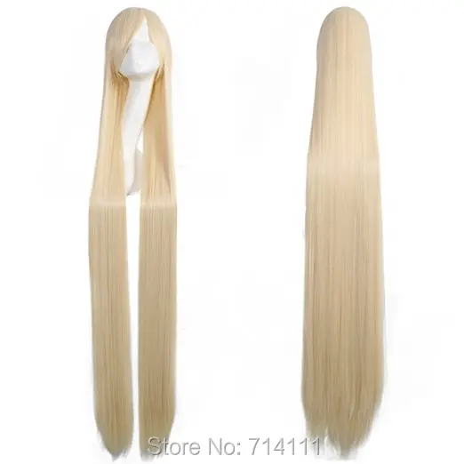 Ccutoo 150 см блонд длинные прямые синтетические волосы Косплей Полный парик Perrque для женщин Хэллоуин Вечерние