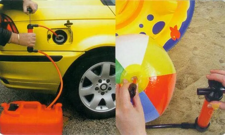 Автостайлинг, портативный автомобильный сифонный шланг, жидкое масло, газ, вода, ручная насосная присоска, пластиковая труба, многофункциональный надувной насос