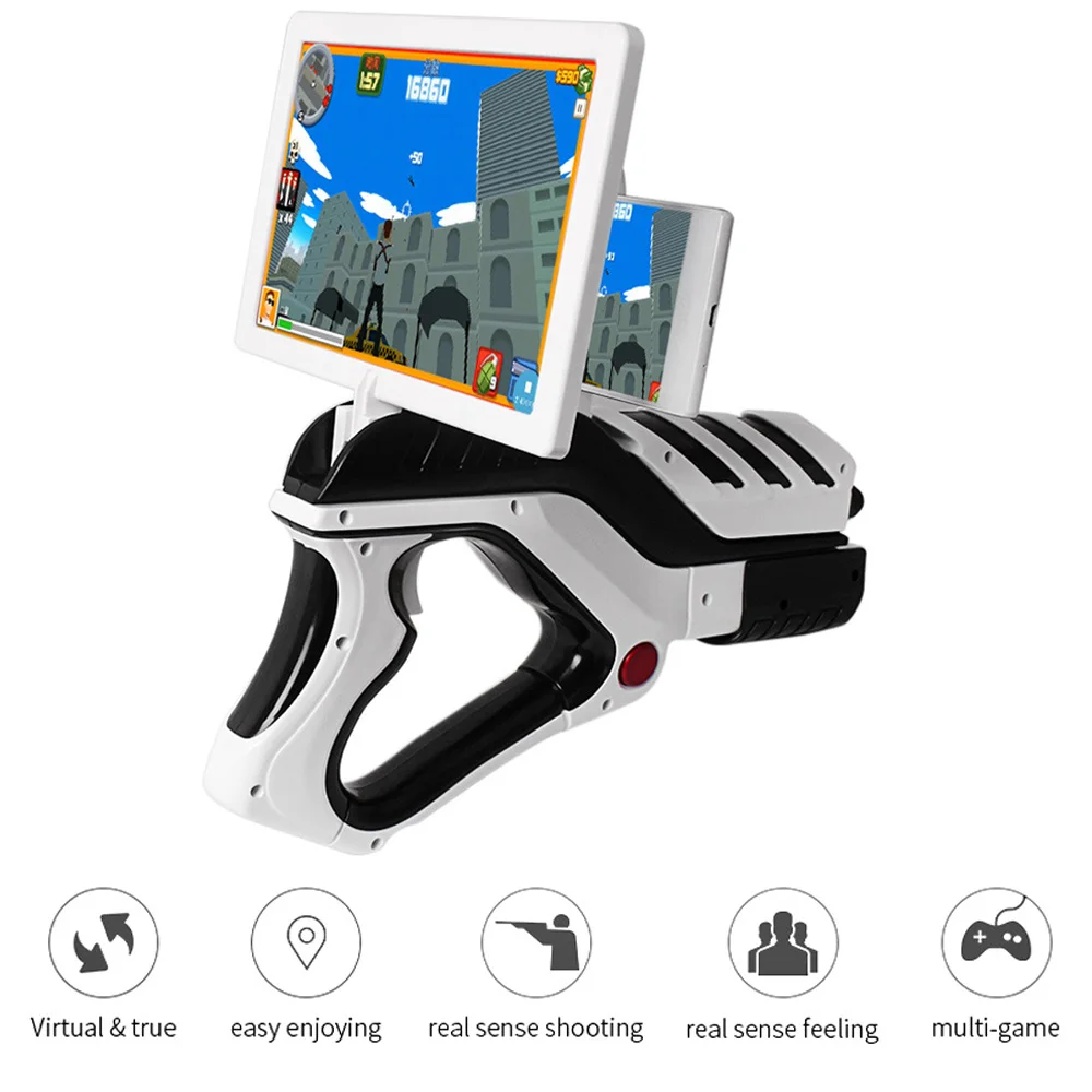 Anskp AR Game Gun Rocker Control Bluetooth Connect Portable Virtual Gaming Gun for Android iOS font