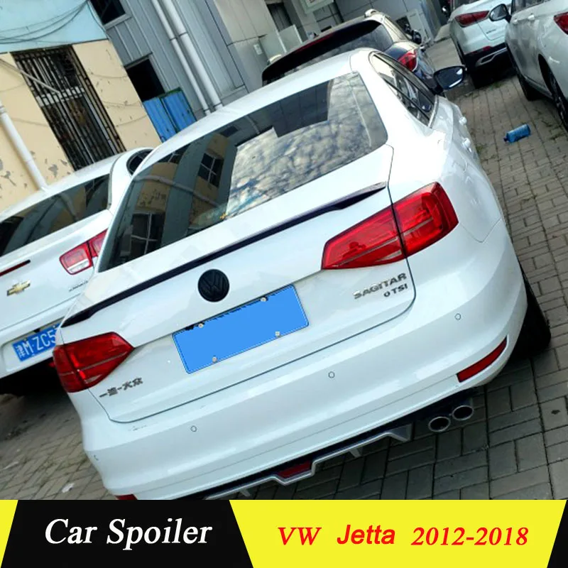 

Spoiler High Quality ABS Material Car Tail Wing Decoration Rear Trunk Spoiler For VolkswagenJetta 2012-2018