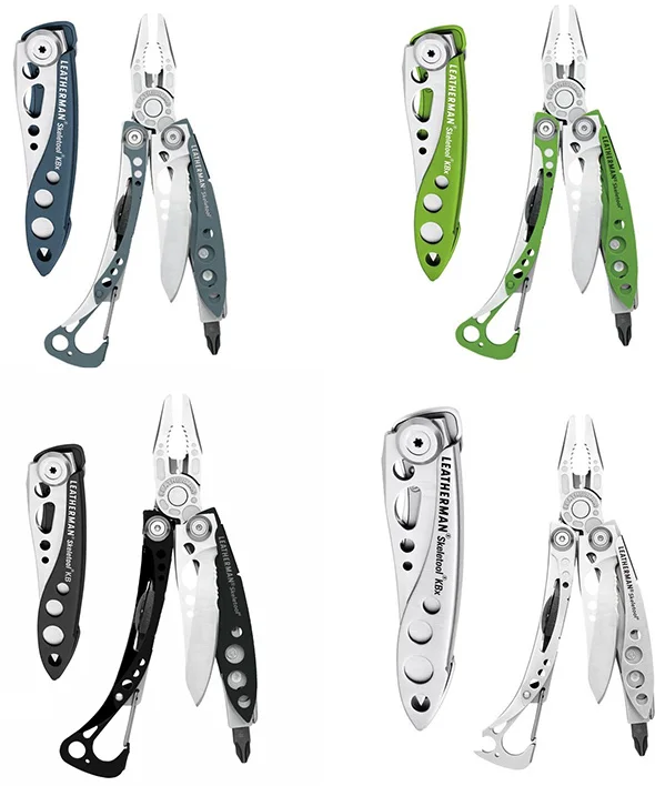 LEATHERMAN-skelecool легкий Мультитул с комбинированным ножом и открывалкой для бутылок XS/SX/CX/RX