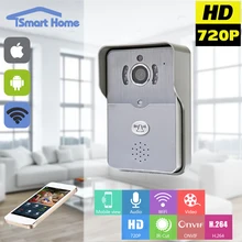 720 P IP Wi-Fi Дверь Камеры С Обнаружения Движения Сигнализации Беспроводной Видеодомофон Телефон Управления IP Домофон Беспроводной Дверной белл