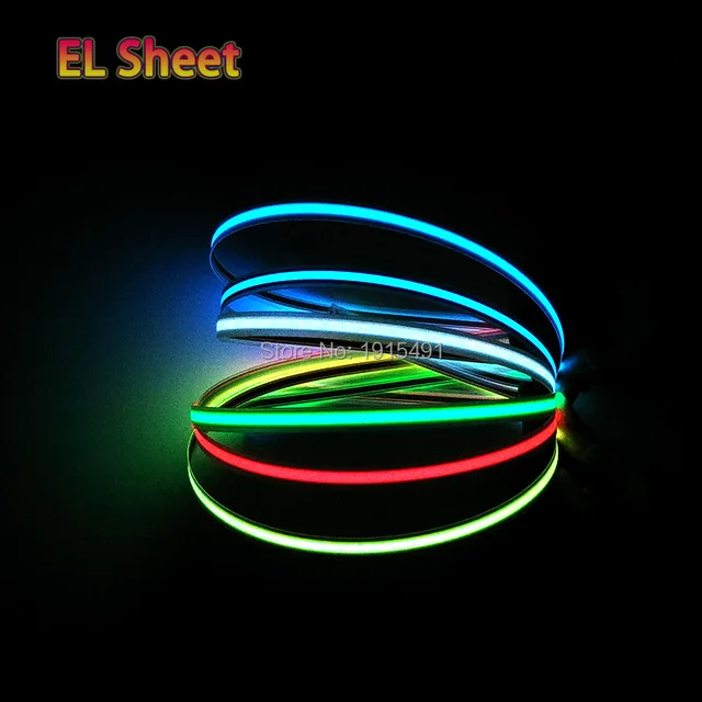2017 new dc 3v sound activated drives 1x60cm led strip el tape el el wire sheet