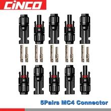 5 пара/лот MC4 разъем Мужской Женский 30A 1000V Панели солнечные филиал серии Connect солнечной системы разъем PV кабель 2,5/4/6mm2