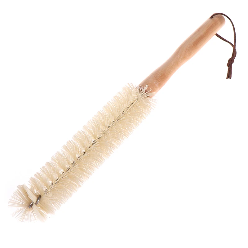 

Japanese Style Wooden Long Handle Beech Cup Brush Bottle Brush Kitchen Supplies Household Brush Portable Cup Cleaning Brush