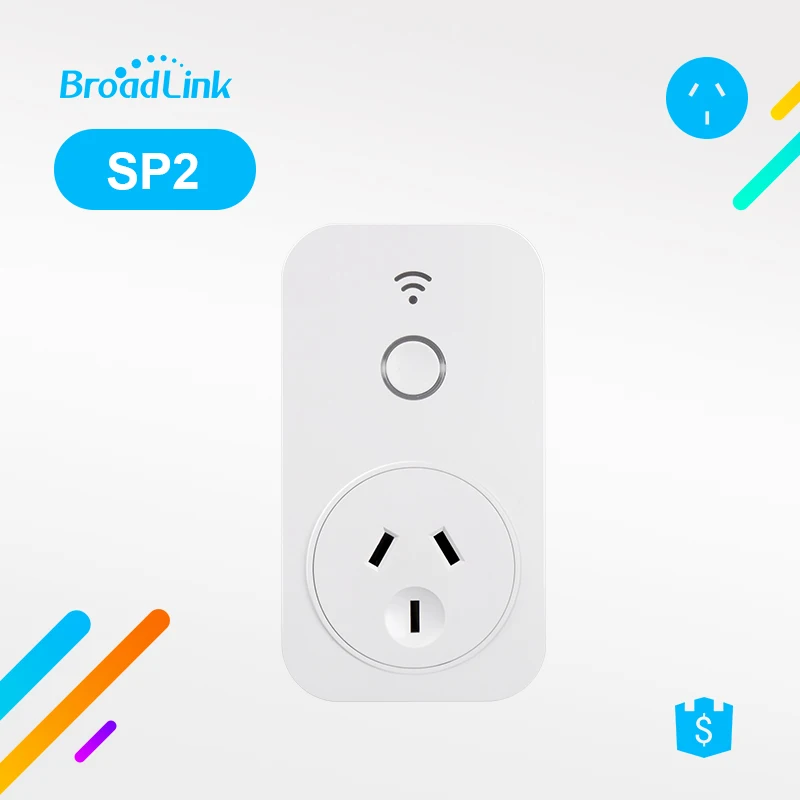 Тип I BroadLink SP2 умная розетка Wi-Fi таймер работает с Alexa и Google Assistant - Цвет: Type I