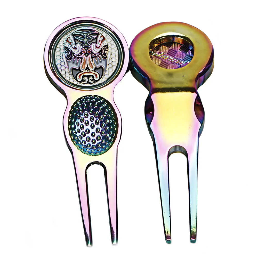 NEW Golf fork tools Divot Tools Green Tool contains marker Colorful personalization golf accessories free shipping NEW Golf fork tools Divot Tools Green Tool contains marker Colorful personalization golf accessories free shipping