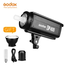 Godox DP400 400WS Pro стробоскопический источник света для фотосъемки большими параболическими углами светильник фонаря ламповый патрон