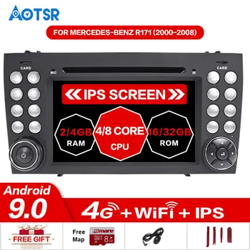 

Android 9 CAR DVD player GPS navigation For MERCEDES-BENZ SLK Class R171 SLK200/SLK230/SLK280 Multimedia autoradio tape recorder