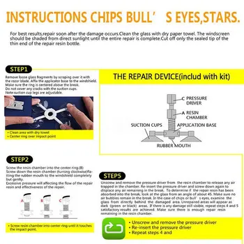 

DIY Windshield Repair Kits Car Window Repair Tools Glass Scratches Restore Windscreen Cracks Polishing Repair Tool Set