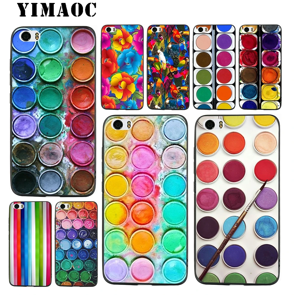 YIMAOC набор акварельных красок мягкий силиконовый чехол для Xiao mi Red 6 Note 4X 4A 5A 5 Plus A1 A2