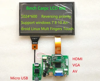 

8inch Carpc DIY Kit HDMI 1024*600 High Resolution HSD080IFW1 Reversing Priority Mult Touch Support Raspberry Pi Android