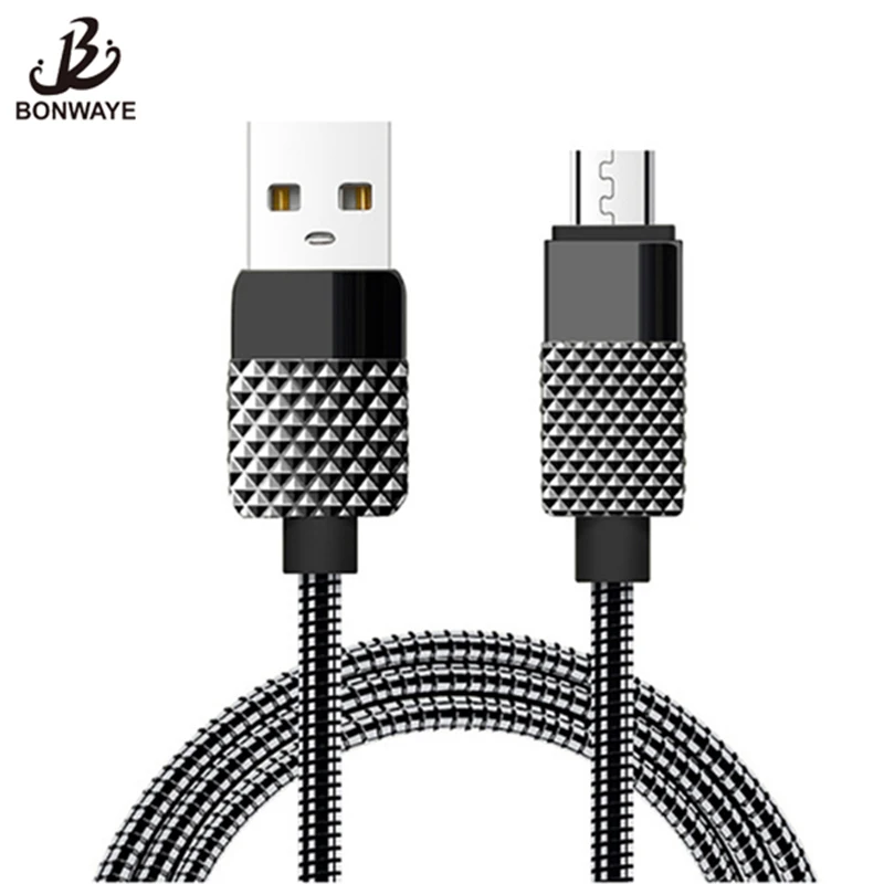 Bonwaye Micro USB кабель 2.4A Быстрый синхронизации данных и зарядки для Samsung Huawei Xiaomi LG Andriod