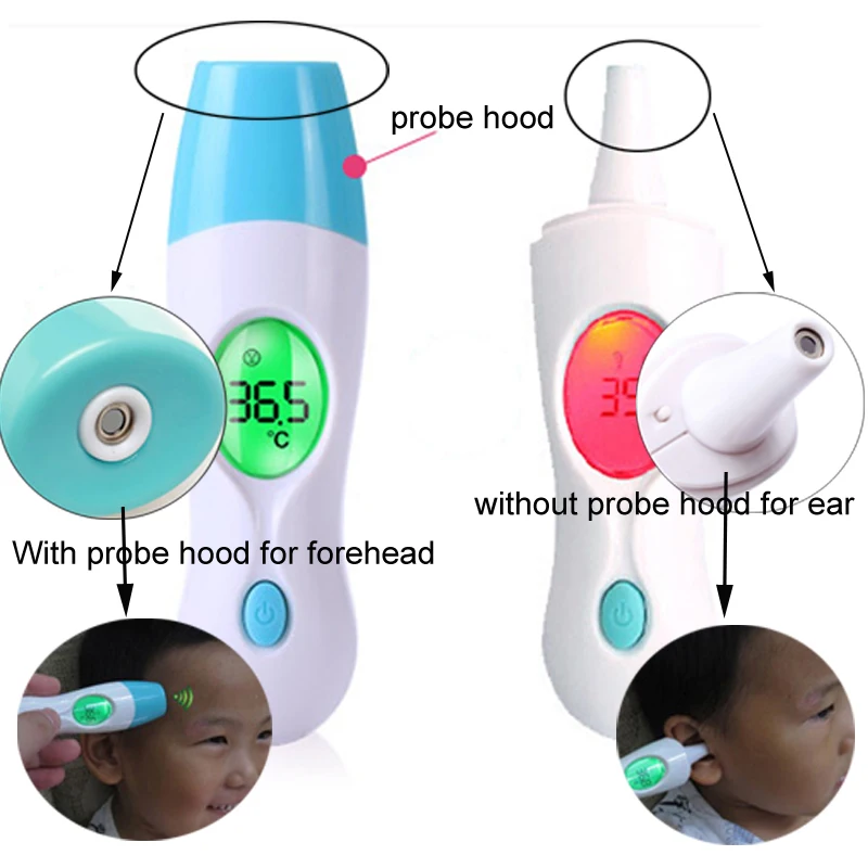 8 in 1 Infrared Electronic Thermometer Baby Adult Body Temperature Measure Non-contact Digital Termometro Health Monitors