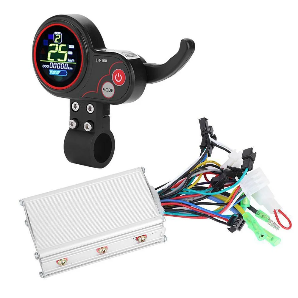 Perfect Dual Mode Durable 250W 350W 24V 36V 48V 60V Electric Bicycle Controller Universal Scooter Shift Switch Panel Control LCD Display 1