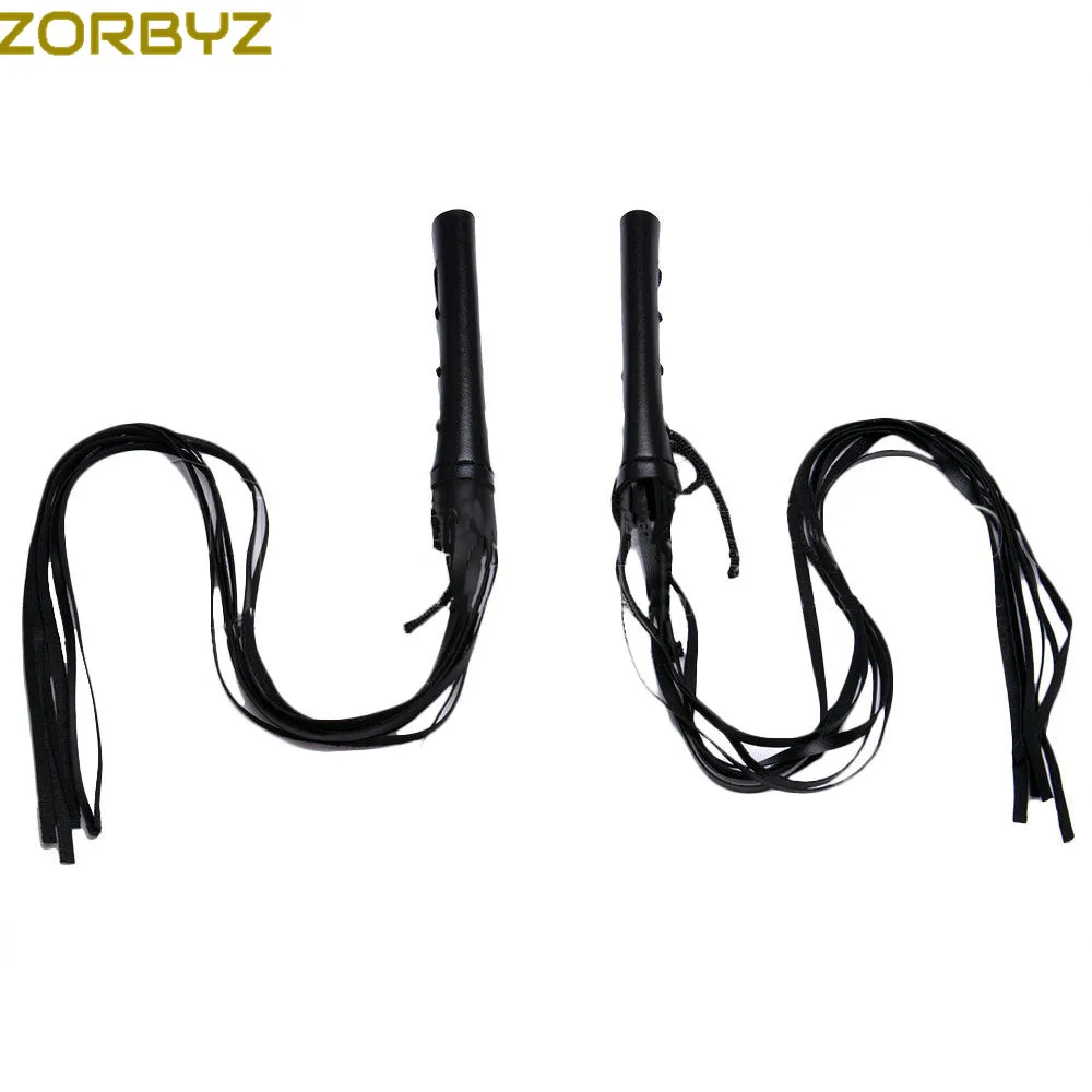 ZORBYZ мотоциклетный чехол из искусственной кожи с черным пламенем для рычага руля