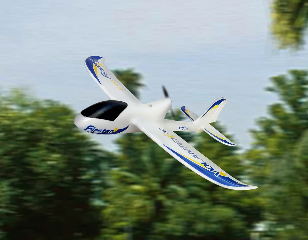 Volantex Firstar RC RTF планер модель самолета с бесщеточным двигателем сервопривод ESC батарея THZH0095