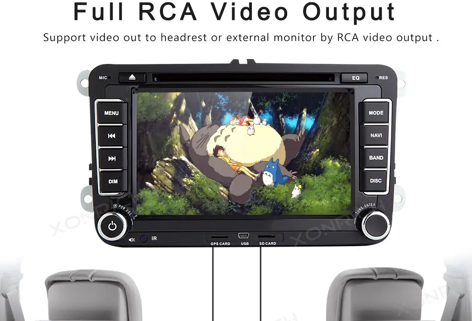 2 Din Android 8,1 автомобильный dvd-плеер для VW Skoda Octavia 2 3 Superb Volkswagen Passat b6 Seat Leon 2 T5 Amarok мультимедийное Радио 2GB