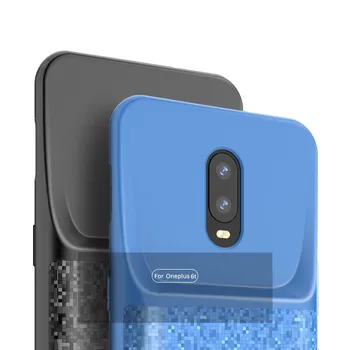 

2019 4700mAh Back Clip Battery Charger Cases For Oneplus 6T Ultra Thin Power Bank Charging Cover For One Plus 6T