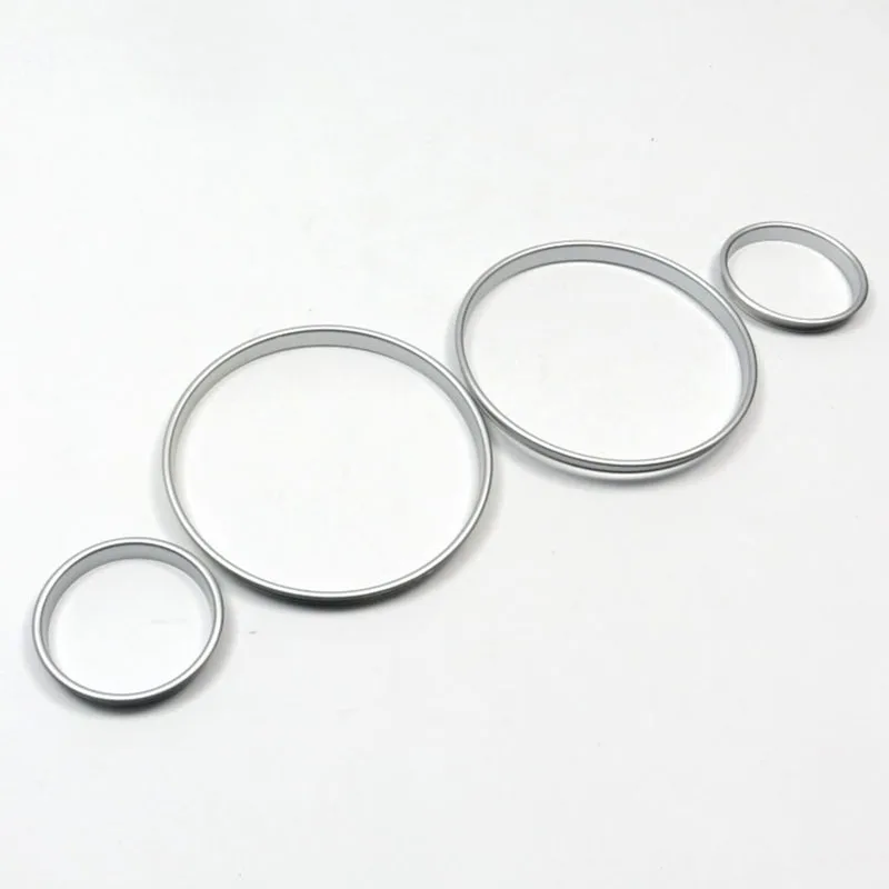 Для B mw E38 E39 E53 серебряного кластера манометр кольцо тире кольцевая плата пластик Abs