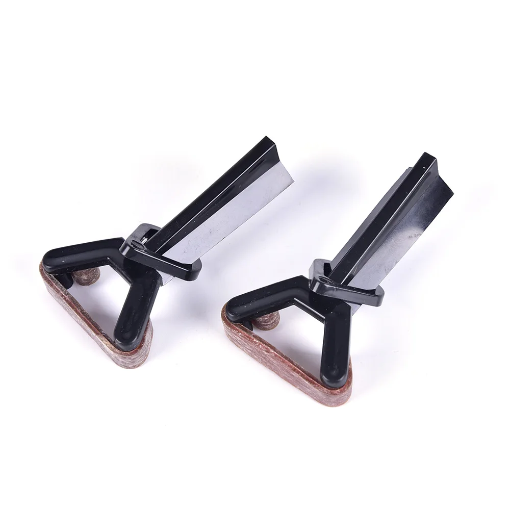 Plastic Pool Cue Tip New Sale 2pcs Plastic Pool Cue Tip Clamp Snooker Billiard Clamp for Tip Glue on Fastener Repair