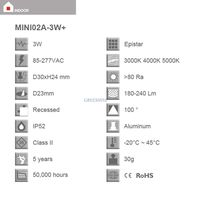 D30XH24MM AC85-265V, DC9-28V, DC3V 3 Вт Мини светодиодный потолочный светильник для шкафа светодиодный встраиваемый шкаф Точечный светильник белый, теплый белый 5 лет гарантии