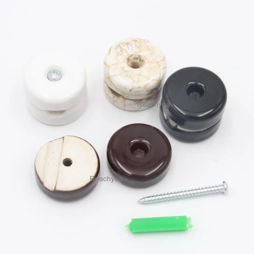 Round porcelain insulator 10