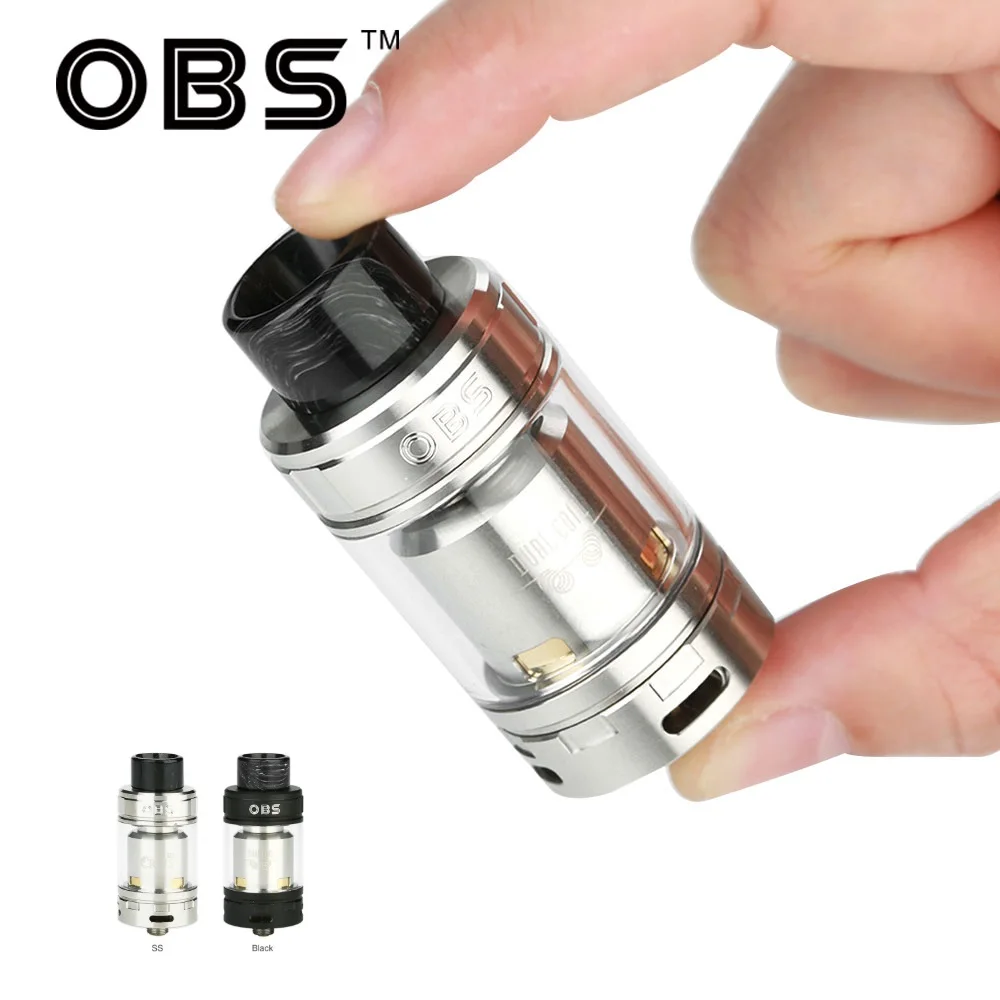 

Original OBS Crius 2 RTA Tank Dual Coil Version 4ml Atomizer 25mm Dia Easy Top Side Refill OBS Crius Tank Vs OBS Engine 2 RTA