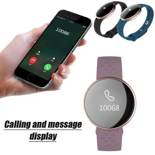 Women's Bluetooth Smart Bracelet Heart Rate Monitor Sport Pedometer Ladies Candy Color Wristbands