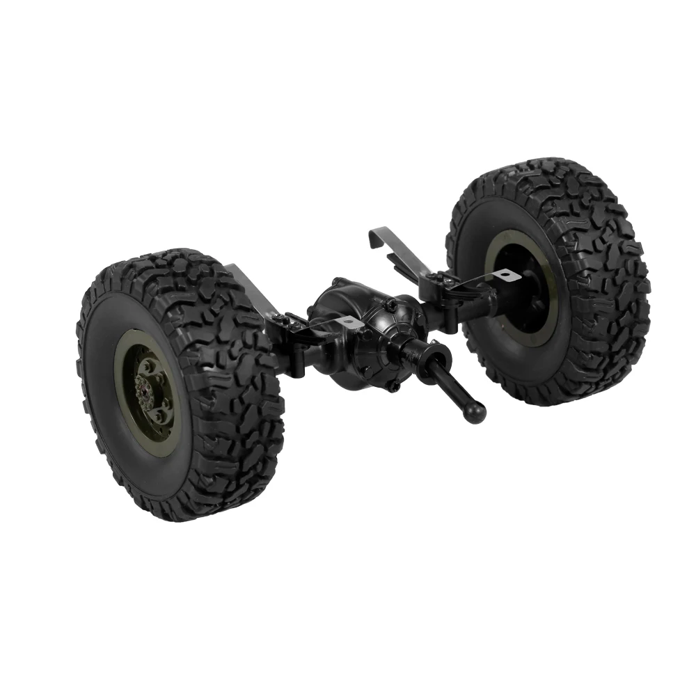 JJR/C задний мост ось вал в сборе с шиновым колесом для Q60 1/16 RC Внедорожник