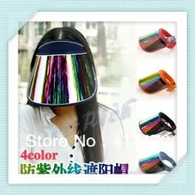 С защитой от ультрафиолета солнцезащитная Кепка/путешествия солнцезащитный шлем лазер Радуга с защитой от ультрафиолета пик Удлиненный пик может защитить шею
