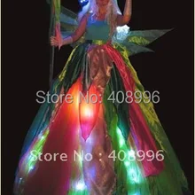 Светодиодный светящееся платье/платье с подсветкой/юбка феи/01