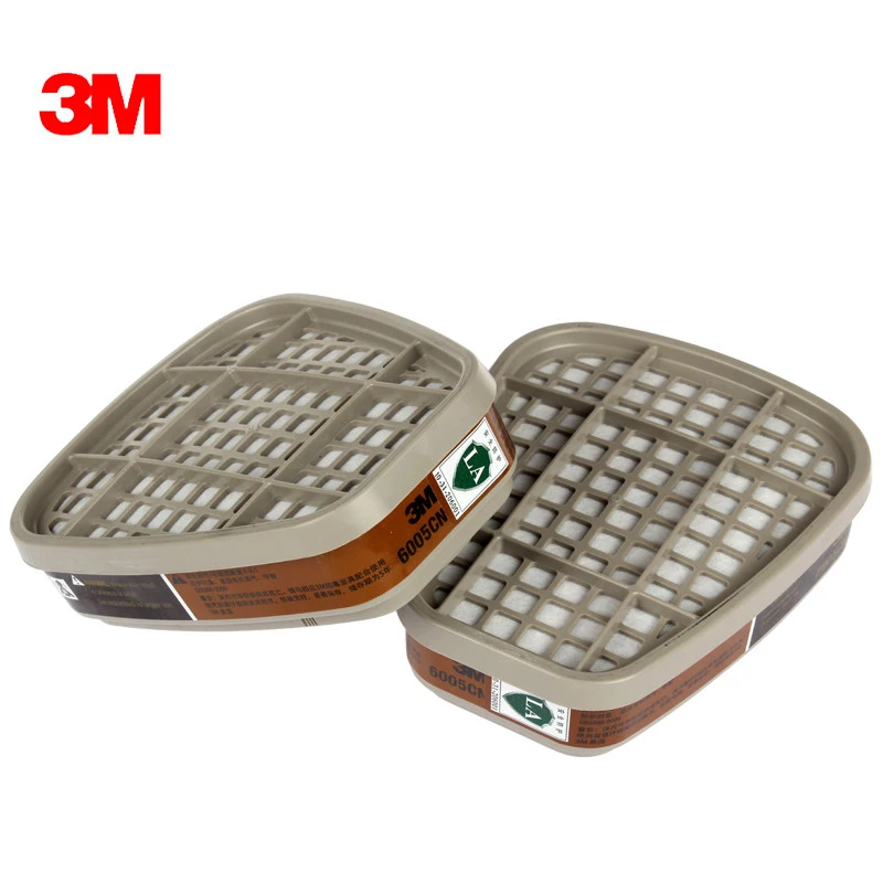 

3M 6005 Cartridges Chemical Respirator Anti Formaldehyde&Organic Vapor Respiratory Protection Use with 3M Face Mask R82415