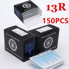 150 шт татуировки советы одноразовые 13RT синий стерильный одноразовый стерильный набор для тату пластиковая трубка для иглы татуировки пистолет