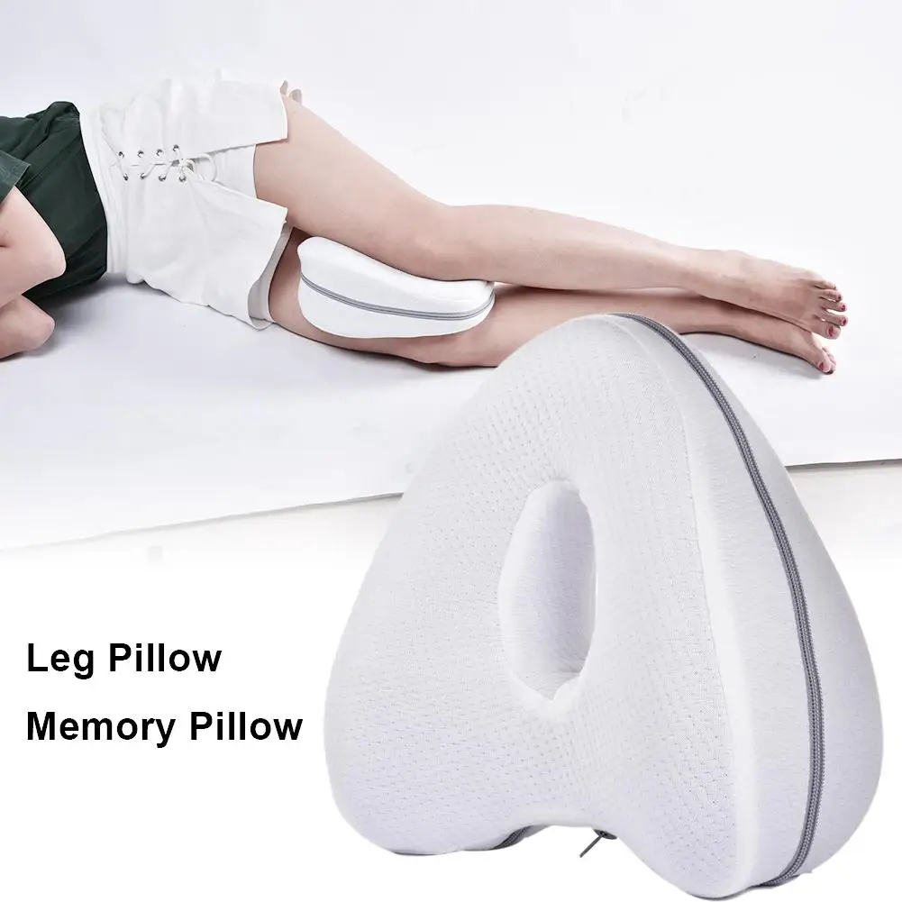 Memory Leg Pillow Heart-Shaped Leg Pillow For Pregnant Woman Relief Back Leg Pain Cushion Detachable Pillow Case Dropshipping