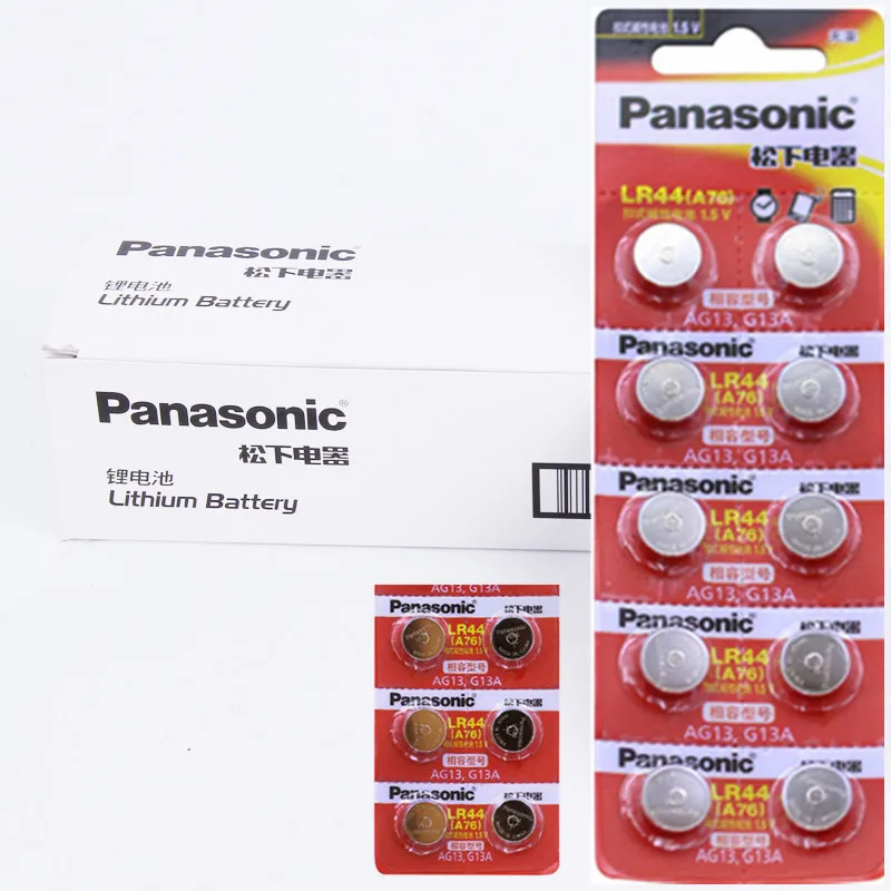 200X PANASONIC LR44 A76 AG13 0Hg SR1154 357 LR 44 1.5V Cell battery