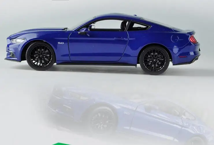 1:24 advanced сплава игрушечных автомобилей, Ford mustang GT, diecast металлические модели, 2 открытых дверей игрушечное транспортное средство, Коллекционная модель