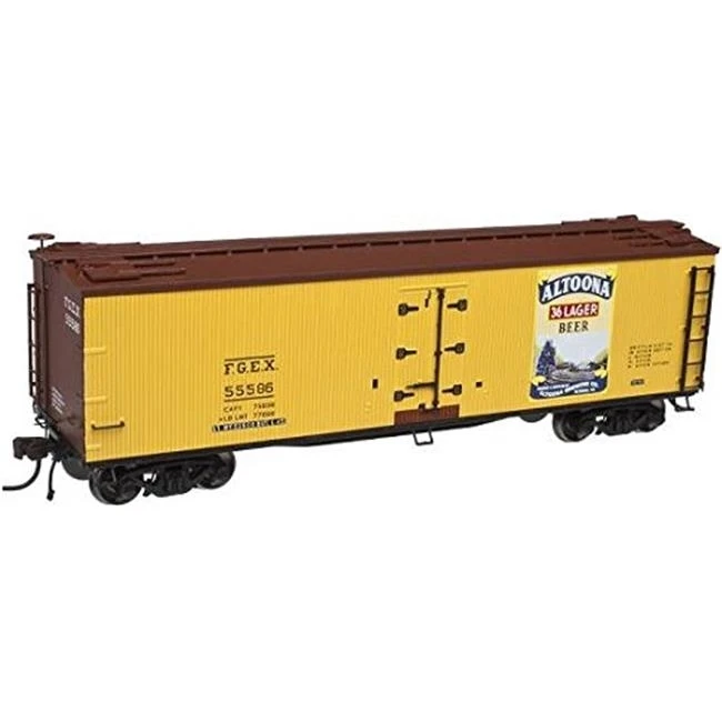 SP Whistle Stop ATM20003093 HO 40 ft. Atlas Wood Reefer Altoona 36 Lager Beer