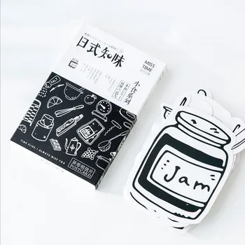 

30 pcs/lot Japanese snacks postcard heteromorphism greeting card christmas card birthday message card gift cards