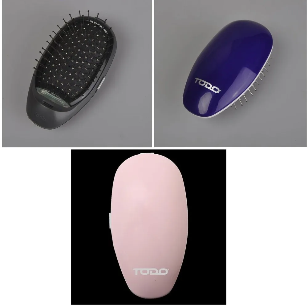 Ionic Electric Hairbrush Portable Electric Ionic Hairbrush Negative Ions Hair Comb Brush Hair Modeling Styling Magic Hairbrush