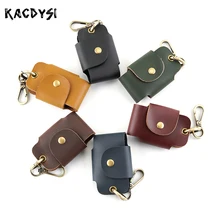 Спилок унисекс Автомобильный Брелок Кошелек воловья кожа ретро тренд Повседневный Автомобильный ключ сумка креативный кулон модный ключ безопасная вешалка