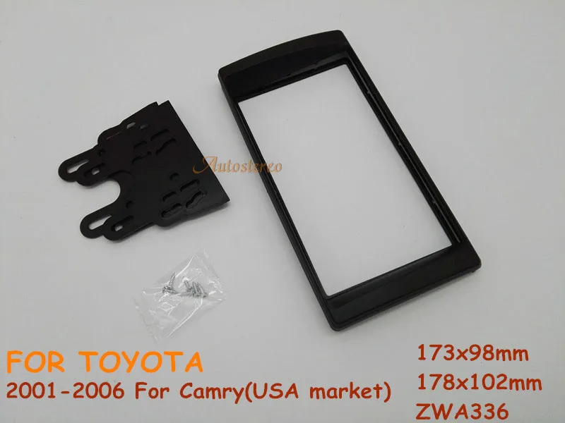 2-DIN автомобиля стерео радио фасции плиты Панель рамка Комплект для TOYOTA Camry 2001-2006(рынок США) ZWNAV 11-336