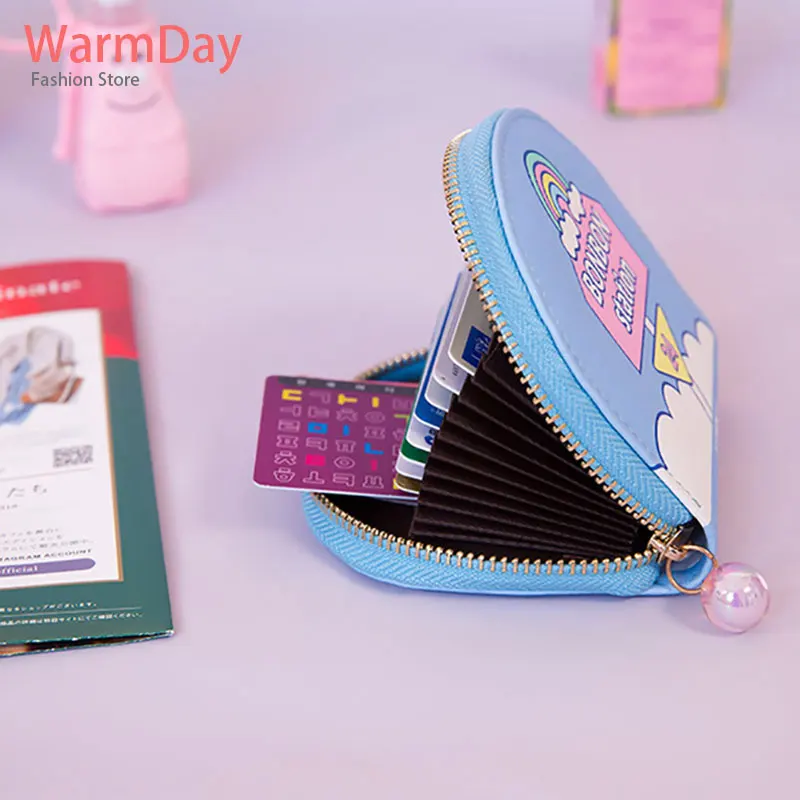 Warmday 2019 кожаный держатель для кредитных карт кошелёк банковских чехол женщин