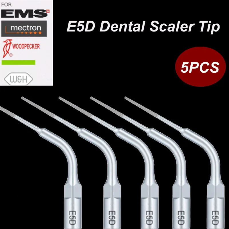 5pcs E5D scaler tips tools for dentist teeth whitening dental