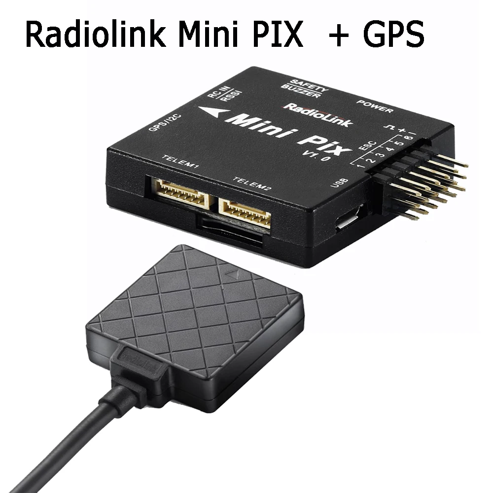 Radiolink Mini PIX M8N gps Контроллер полета Вибрация Демпфирование по Atitude Hold для Радиоуправляемый гонщик Дрон AFT аксессуар