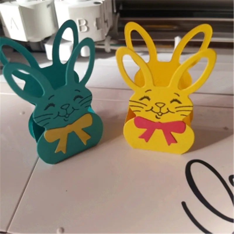 3D рамка для кролика коробка ворот трафареты резки металла DIY Скрапбукинг